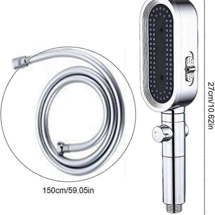 Adjustable High Pressure Shower Head Set with 1.5m Hose.