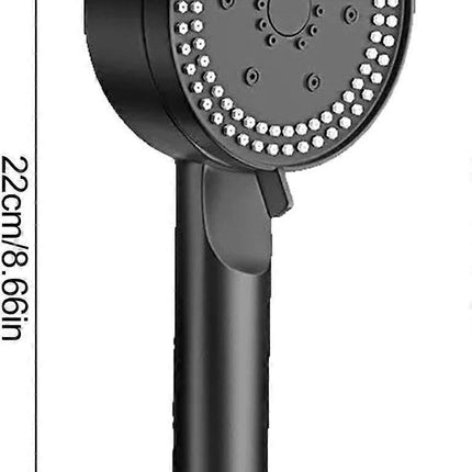 Bathroom Pressure Shower Head, 8 Modes Handheld Spa Shower.