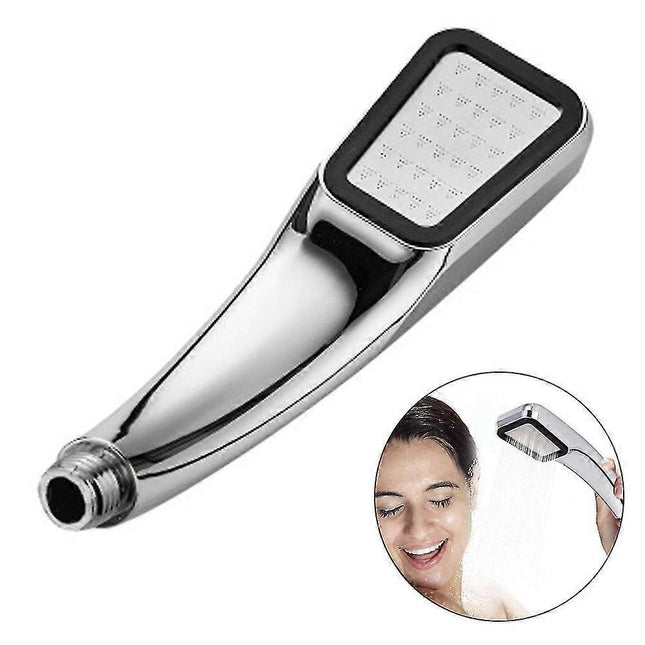 300-Hole Square Pressurized Handheld Shower Head, Water Saving.