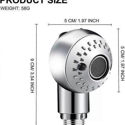 Faucet Shower Head, Small Sink Hand Shower, 2 Modes Water Saving.
