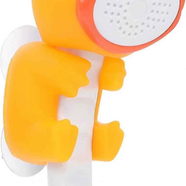 Cartoon Handheld Shower Head, White Animal Bath Spray for Babies.