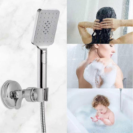 Adjustable Removable Shower Head Holder, No Drill Bracket.