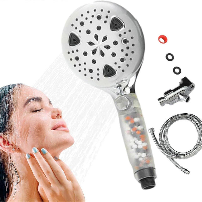 Handheld Shower Spray Head, Reusable Water Saving Design.