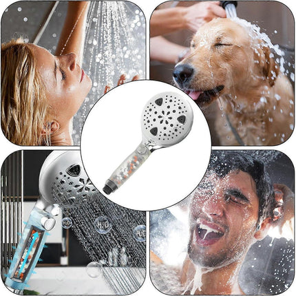 Handheld Shower Spray Head, Reusable Water Saving Design.