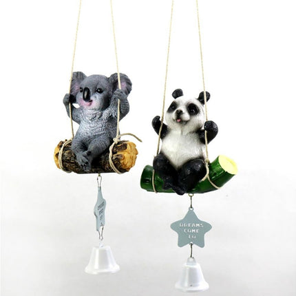 Cute Swing Panda Sloth Wind Chimes Home Door Window Balcony Hanging Bell Decor-Sloth.