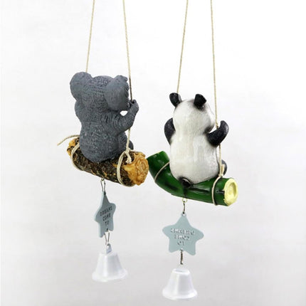 Cute Swing Panda Sloth Wind Chimes Home Door Window Balcony Hanging Bell Decor-Sloth.