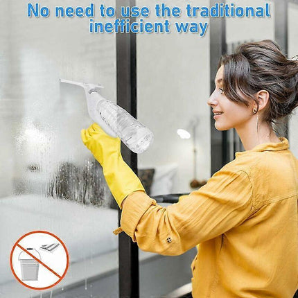 3-in-1 Floor & Glass Squeegee Brush, Bathroom Shower Cleaner with Heads.