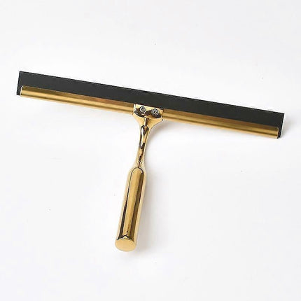 Stainless Steel & Silicone Shower Squeegee with Holder for Windows/Glass.