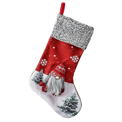 Xmas Stocking Bag for Home-Red.