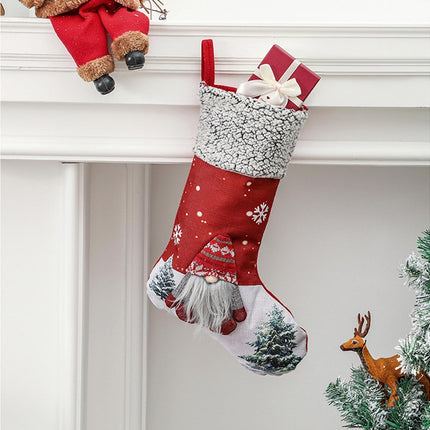 Xmas Stocking Bag for Home-Red.