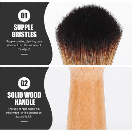 Model Cleaning Brush, Wooden Jadeware/Figure Hair Bench Brush.