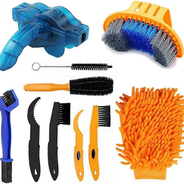 Bicycle Cleaning Brush Set, Bike Maintenance Tool Kit.