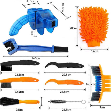 Bicycle Cleaning Brush Set, Bike Maintenance Tool Kit.