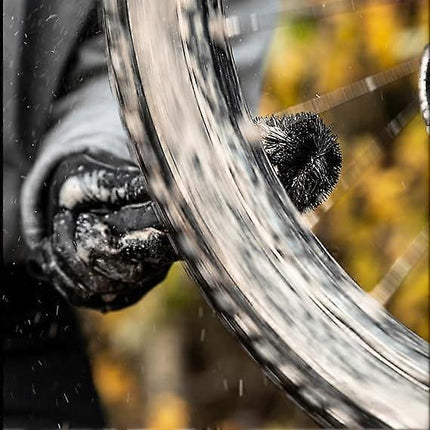 2pcs Bike & Motorcycle Cleaning Brushes for Wheels & Chain.