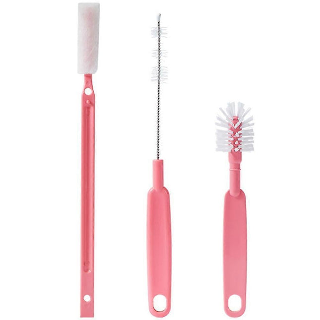 3pcs Bottle Cleaning Brushes, Glass & Kitchen Multi-Use.