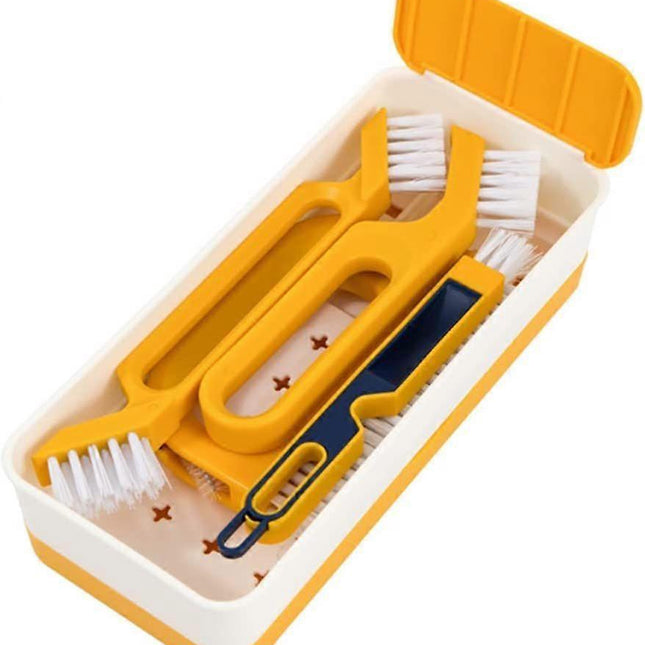 Cleaning Brush Kit for Grout, Gaps, Bathroom & Kitchen Floor.
