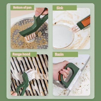 Cleaning Brush Kit for Grout, Gaps, Bathroom & Kitchen Floor.