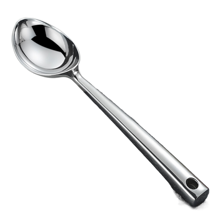 Ice Cream Scoop Anti-slid Stainless Steel Ice Cream Spoon-Home-Silver.