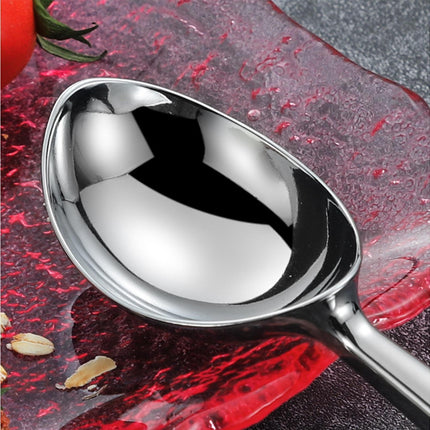 Ice Cream Scoop Anti-slid Stainless Steel Ice Cream Spoon-Home-Silver.