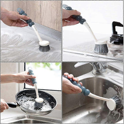4pcs Cleaning Brush Set for Dish, Kitchen, Bathroom & Shoes.