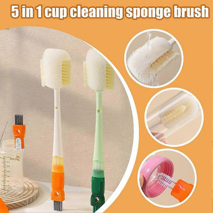 Water Bottle Cleaning Brush, Multifunctional Bottle Brush.