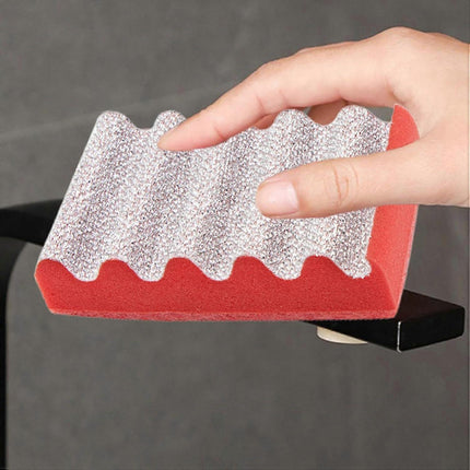 Grill & Pan Cleaning Brush with Scouring Pad, Kitchen Cleaner.