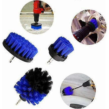 3pcs Drill Cleaning Brush Set for Tile, Kitchen & Toilet.