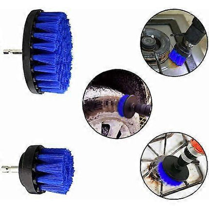3pcs Drill Cleaning Brush Set for Tile, Kitchen & Toilet.