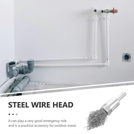 Stainless Steel Wire Brush, Heavy-Duty Cleaning Tool.
