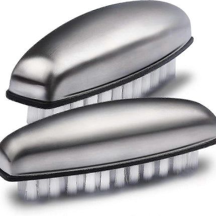 2pcs Fingernail Bristle Cleaning Brushes, Hand Massage Scrub.