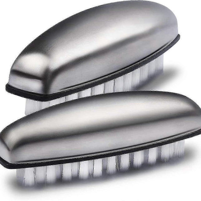 2pcs Fingernail Bristle Cleaning Brushes, Hand Massage Scrub.