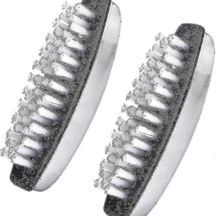 2pcs Fingernail Bristle Cleaning Brushes, Hand Massage Scrub.