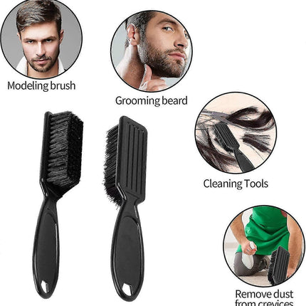 Barber Fade Brush, Clipper Blade Cleaning Nylon Brush.