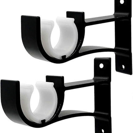 2pcs Small Curtain Rod Brackets, Curtain Rod Holders.