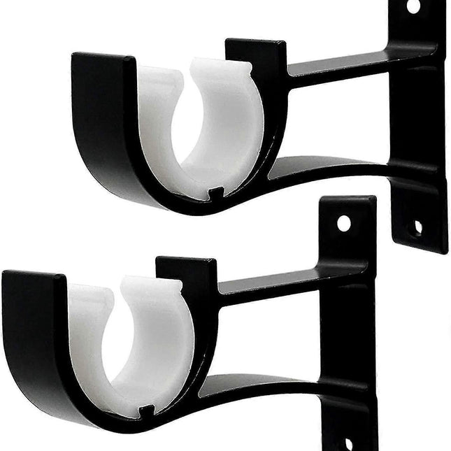 2pcs Small Curtain Rod Brackets, Curtain Rod Holders.