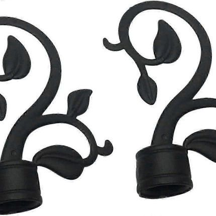 2pcs Curtain Rod Finials for 28mm Rods, Decorative Ends.