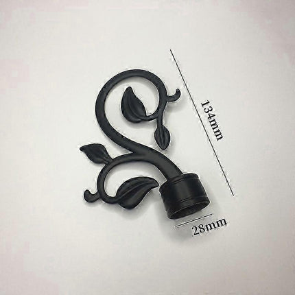 2pcs Curtain Rod Finials for 28mm Rods, Decorative Ends.