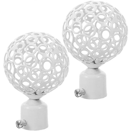 2pcs Curtain Rod End Caps, Decorative Window Finials.