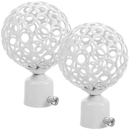 2pcs Curtain Rod End Caps, Decorative Window Finials.
