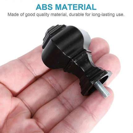 2pcs Curtain Rod Decorative Ends, Swivel End Caps for Windows.