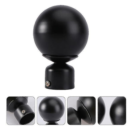 2pcs Decorative Curtain Rod End Caps, Plug Style Rod Decor.