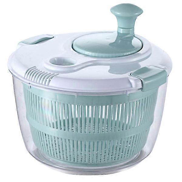 Manual Salad Spinner with Lid Lock and Handle, Easy Use Kitchen Bowl.