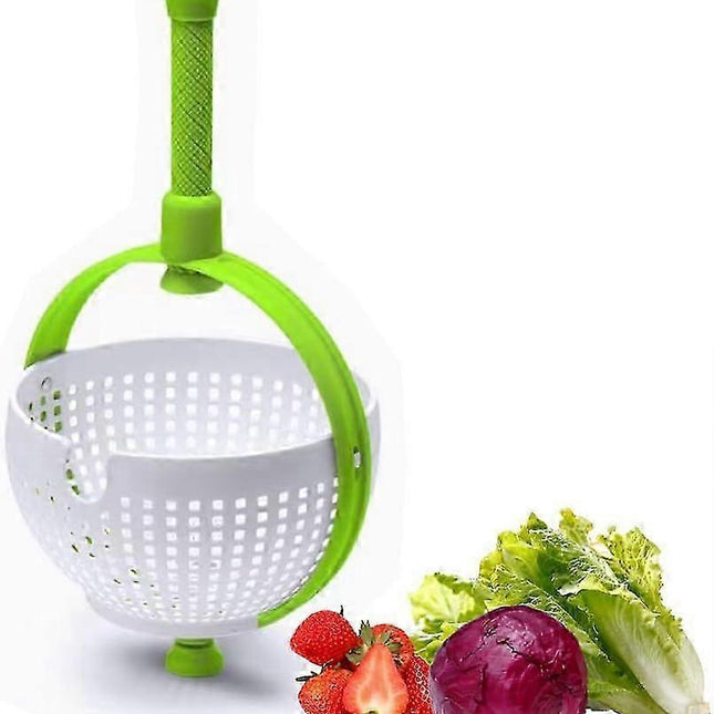Collapsible Salad Spinner, 3 Quart Large Capacity Dryer.