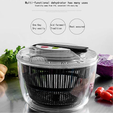 Large Salad Spinner Basket for Vegetables and Fruit.