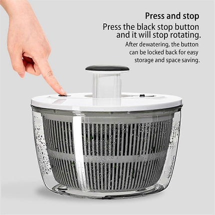 Vegetable and Fruit Dryer Spinner, Multi-Use Salad Washer.