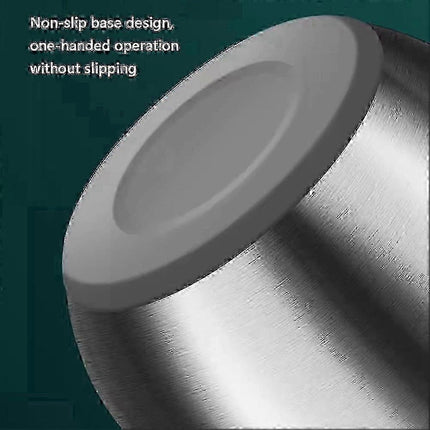6L Stainless Steel Salad Spinner with PP Lid, Fruit & Veg Washer.