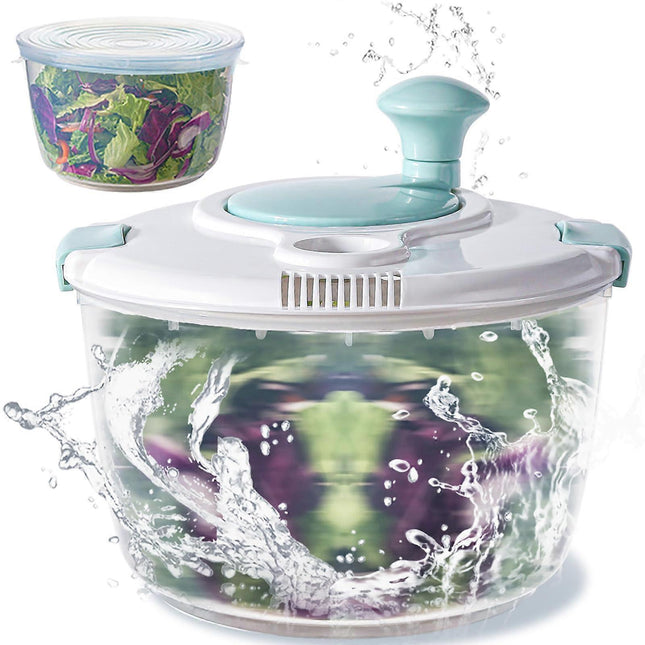 Salad Spinner 4.8Qt Vegetable Lettuce Washer Dryer Bowl.