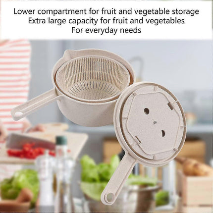 Salad Spinner with Bowl & Colander, Lettuce Washer Egg Beater.