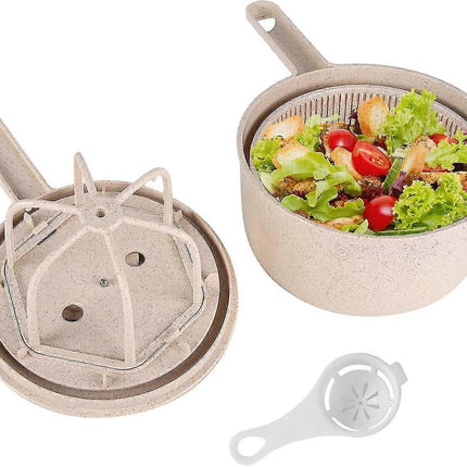 Progressive Salad Spinner with Long Handle, Veg & Fruit Washer.