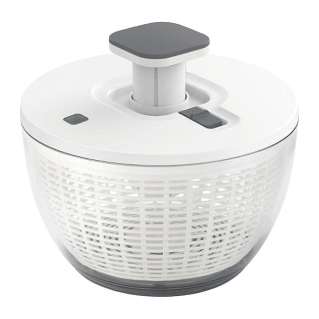6L Salad Spinner with One-Hand Pump, Lettuce & Fruit Washer Dryer.